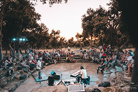 Antonello Salis e Sandro Satta in concerto - sito archeologico Su Romanzesu, 29 luglio 2018